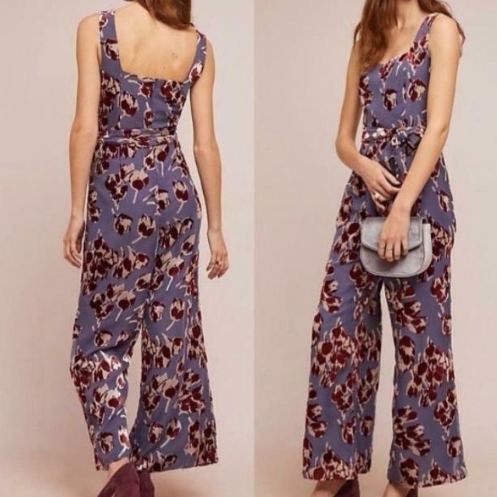 Moulinette Soeurs Anthropology Velvet Jumpsuit